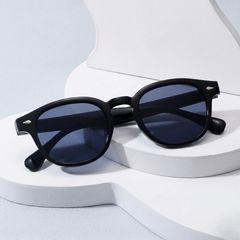 ウェリントンサングラス グレー 黒 ボストン レトロ ヴィンテージ 黒縁 韓国 メンズ レディース UVカット 男女兼用 伊達メガネ シルバー ブラック プレゼント 65mm ギフト