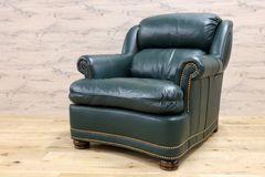 展示品 イギリス 英国 総本革 レザー シングルソファ 1人掛けソファ 
