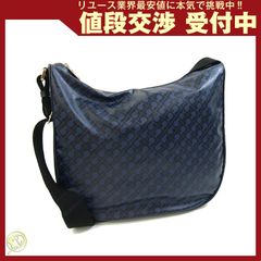 クロエ ショルダーバッグ CHC19SS120 ダークネイビー レザー 中古