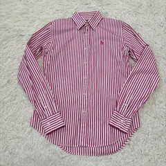 Ralph Lauren SPORTS ラルフローレン　ストライプ　シャツ　ピンク　6のサムネイル