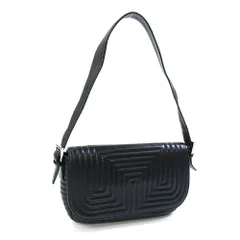  バリー ワンショルダーバッグ ブラック レザー 中古