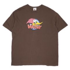 ウッディウッドペッカー キャラクタープリ 半袖 Tシャツ XL メキシコ製 