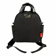 【新品】 [ルートート] スヌーピー 刺繍 ふわふわ ミニリュック 2Way IP セオルー パデット ピーナッツ-0S 8453 (03 マットブラック) 0