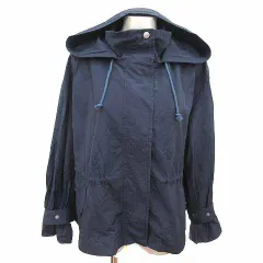レイビームス Ray Beams マウンテンパーカー ブルゾン ジップアップ フード 長袖 紺 ネイビー /YK