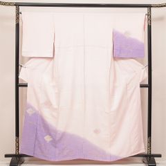 中古⚫︎正絹⚫︎シンプル打掛⚫︎白/赤紫⚫︎オーガンジー打掛の下着 