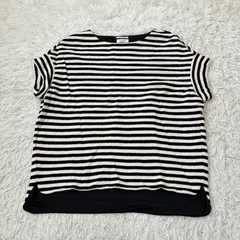 GREEDグリードインターナショナル　ボーダー　Tシャツ　オーバーサイズのサムネイル