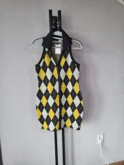 新品 H&M ニット ロング ベスト M