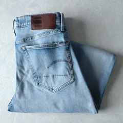 ■古着 G-STAR RAW ジースターロゥ 3301 STRAIGHT TAPERED ジーンズ デニムパンツ W32L32【L6047】