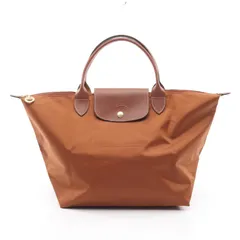 ロンシャン Longchamp ハンドバッグ ル プリアージュ オリジナル M トップハンドルバッグ L1623089504 コニャック キャンバス レザー ル プリアージュR オリジナル M トップハンドル