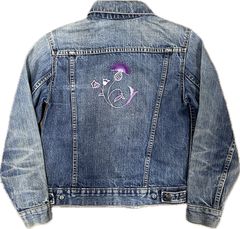 未使用】KENZO JEANS Gジャン ロゴ刺繍 蝶々 刻印ボタン デニム - メルカリ