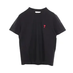 アミ AMI 半袖Tシャツ AMI DE COEUR UTS035724001M ブラック コットン Ami de Coeur Tシャツ ユニセックス 新品のサムネイル