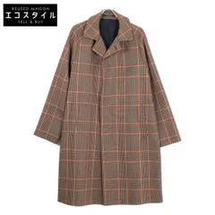 TAGLIATORE タリアトーレ 97QIC164 ﾌﾞﾗｳﾝ×ｵﾚﾝｼﾞ SALAMON/S ｻﾛﾓﾝ ﾁｪｯｸｽﾃﾝｶﾗｰｺｰﾄ 48