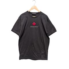 DSQUARED2 メープルロゴ Tシャツ ブラック XL - メルカリ