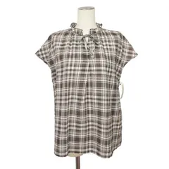 グローブ grove ブラウス シャツ チャック フレンチスリーブ シアー Mのサムネイル