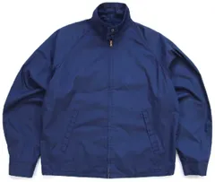 60s Penneys TOWNCRAFT 無地 ジャケット 紺 M★ビンテージ ハリントン スイングトップ ラグランスリーブ ストアブランド ネイビーのサムネイル