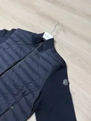 新品 MONCLER モンクレール ブラック ニット ダウン カーディガン XL