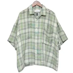 FACETASM　ファセッタズム　TRANSPARENT CHECK CROPPED SHIRT　クロップドチェックシャツ　ショート丈半袖シャツ　SRO-SH-U01　8054000242344のサムネイル