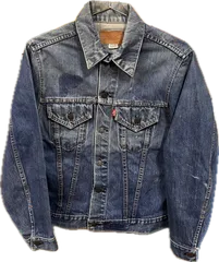 70s Levi's 70505 4th USA製 スモールe ケアタグ