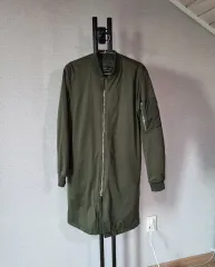 ZARA MAN(ザラマン) キルティング裏地 Long ロング MA-1ジャケット S