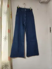 ブーツカット デニム パンツ インディゴデニム ズボン (25インチ)64