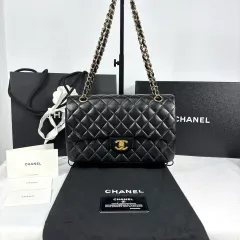 (フルセット 正規品) CHANEL シャネル クラシック ミディ ゴールド チェーン フラップバッグ A01112