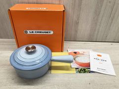 廃盤】ルクルーゼ LE CREUSET ソースパン 片手鍋 18cm オレンジ - メルカリ