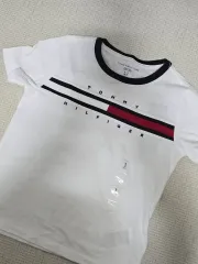トミーヒルフィガー キッズ Tシャツ 白 S (6-7歳)