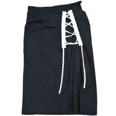 新品 DRIES VAN NOTEN ドリスヴァンノッテン 24SS SIAMO 8329 W.W.SKIRT レースアップラップスカート 241-010828-8329-511 34 MID NIGHT 1000 定価85,800円 ボトムス g24999のサムネイル