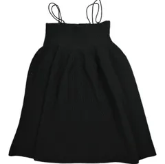 新品 CFCL シーエフシーエル 25SS 日本製 HYPHA STRAP MINI DRESS ストラップミニドレス CF009KH062 Free BLACK イッセイミヤケ 定価96,800円 キャミソールワンピース トップス g25066のサムネイル