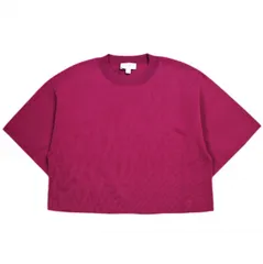 新品 HYKE ハイク 23SS S/C/P HALF SLEEVE SWEATER ハーフスリーブニット 231 - 11306 1(S) PLUM セーター トップス g25056のサムネイル