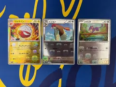 マルマイン　ピジョン　コラッタ　マスボミラー　 ポケモンカード　Marumine Pigeon Rattata Massubomira Pokémon Card