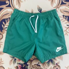 (M)ナイキ NIKE ウーブン ショートパンツ ハーフパンツ (グリーン)