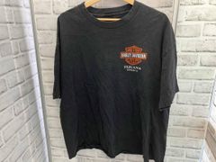 美品 USA製 XL ハーレー ファイヤー バッファロー スカル Tシャツ