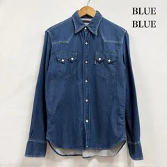 BLUE BLUE ブルーブルー シャツ、ブラウス 長袖 長袖 デニム ウエスタン シャツ