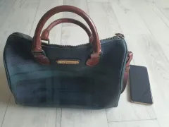 ポロ ラルフローレン チェック ボストンバッグ