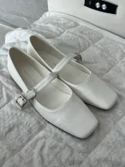 白メリージェーンシューズ 230