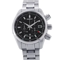 セイコー グランドセイコー GMT スプリングドライブ  マスターショップ限定 SBGC003 SEIKO 腕時計 黒文字盤