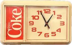 80s Coca-Cola Wall Clock / ENJOY COKEのサムネイル