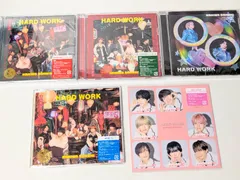 なにわ男子 HARD WORK 5点セット　初回限定盤1(CD+BD)/初回限定盤2(CD+BD)/ファミクラストア限定盤（西畑&大西）/ 通常盤 / 期間生産限定スキスギるエディション