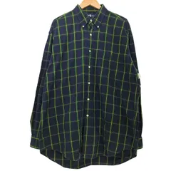 ラルフローレン RALPH LAUREN 90s BLAIRE ポニー刺繍 ボタンダウン チェックシャツ メンズ import：L 