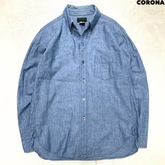 THE CORONA UTILITY Work Shirt - Cotton Chambray - ワークシャツ シャンブレーシャツ ボタンダウン ロングスリーブ 長袖 Sサイズ サックスブルー 青系 コロナユーティリティーのサムネイル
