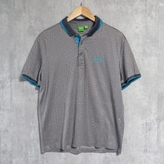 HUGO BOSS ヒューゴボス 半袖 ポロシャツ ネイビー オレンジ ゴルフ