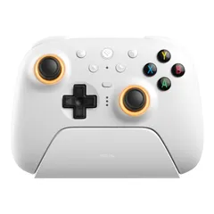 8BitDo Ultimate 2 Wireless Controller TMRスティック 1000Hz 2.4G/Bluetooth/有線 充電ドック付（White）