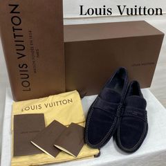 LOUIS VUITTON ネイビー オアシス サンダル 7 エンボスロゴ - メルカリ