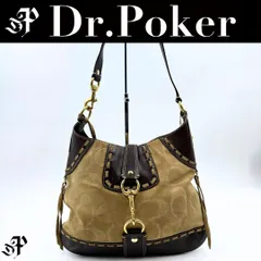 【美品】Coach シグネチャー フック ハンプトン ショルダーバッグ