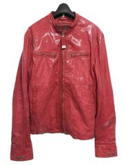 希少】Armani Jeans レザートラッカージャケット 46 - メルカリ
