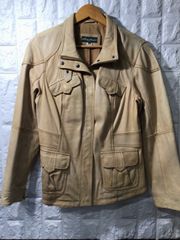 Eddie Bauer 本革 レザージャケット ブラウン L 90s 白タグ - メルカリ