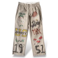ハ*ル様 50s US ARMY NAVY メモリアルパンツ - メルカリ
