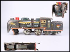 増田屋コーポレーション（Modern Toys）製 ブリキ 機関車 昭和レトロ