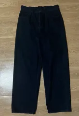 UNIQLO ワイドストレートジーンズ 68ブルー